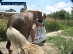 With horse porn